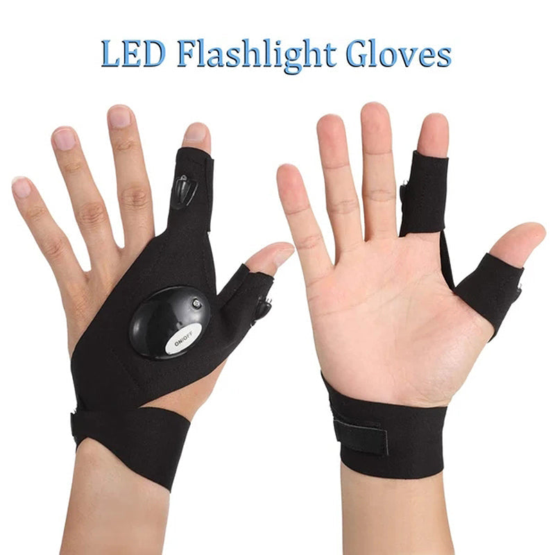 Skanto | LED-hansker med vanntette lys