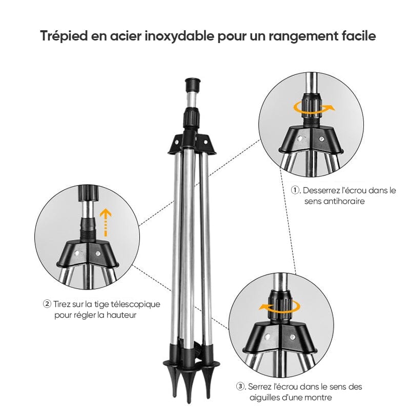 Tripod rotasjonskompensasjon | Skanto