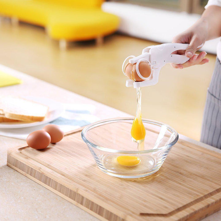Skanto | Ny Enkel Egg Knuser Håndholdt York Hvit Separator