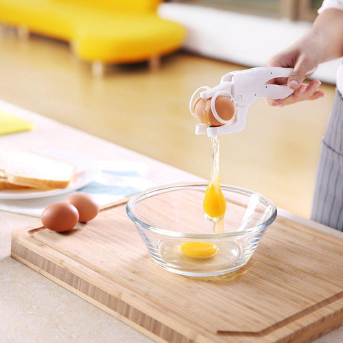 Skanto | Ny Enkel Egg Knuser Håndholdt York Hvit Separator