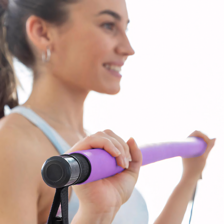Skanto | Kroppsfasong FlexiBar – Pilates motstandsstang for hjemmetrening