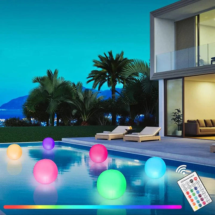 Skanto | LED Lys 16 Farger Lysende Strandball