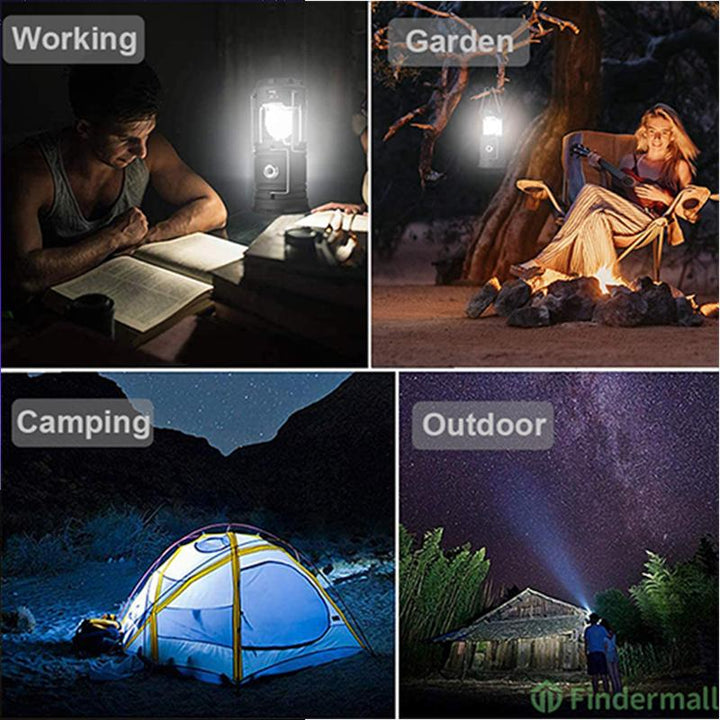 Skanto | Utendørs LED Campinglys med Vifte