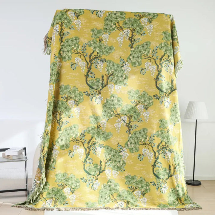 Skanto | Lush Mulberry Trees Bomullspledd