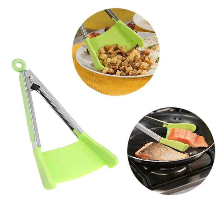 Skanto | 2 i 1 kjøkken spatula og tang
