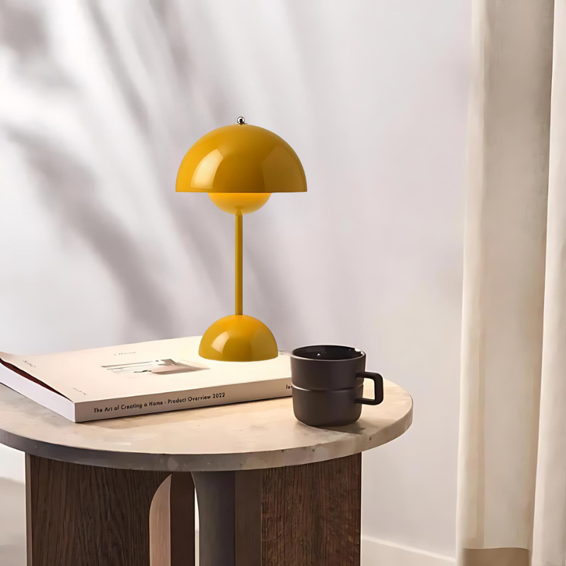 Skanto | Moderne bordlampe i soppdesign med berøringskontroll