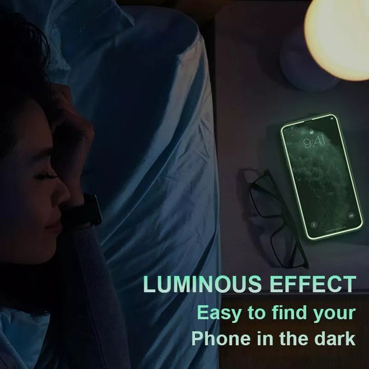 Skanto | Luminous Glowing Herdet Glasskjermbeskytter for iPhone