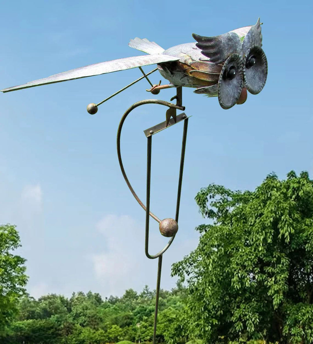 Metallenes Gartenwindspiel, Gartendekoration für den Außenbereich