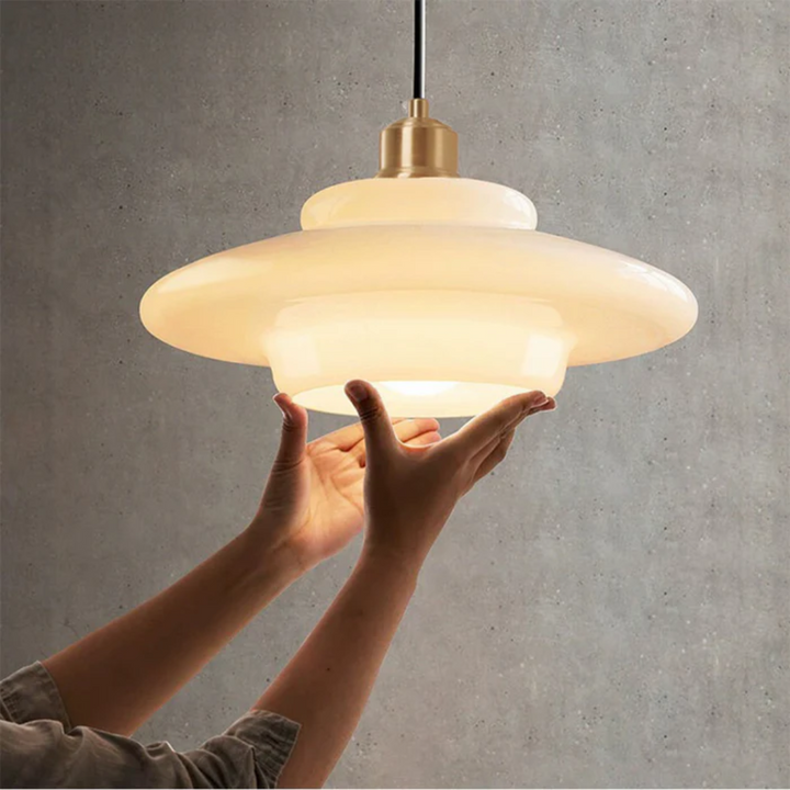 Skanto | Hvit Glass Design Pendellampe