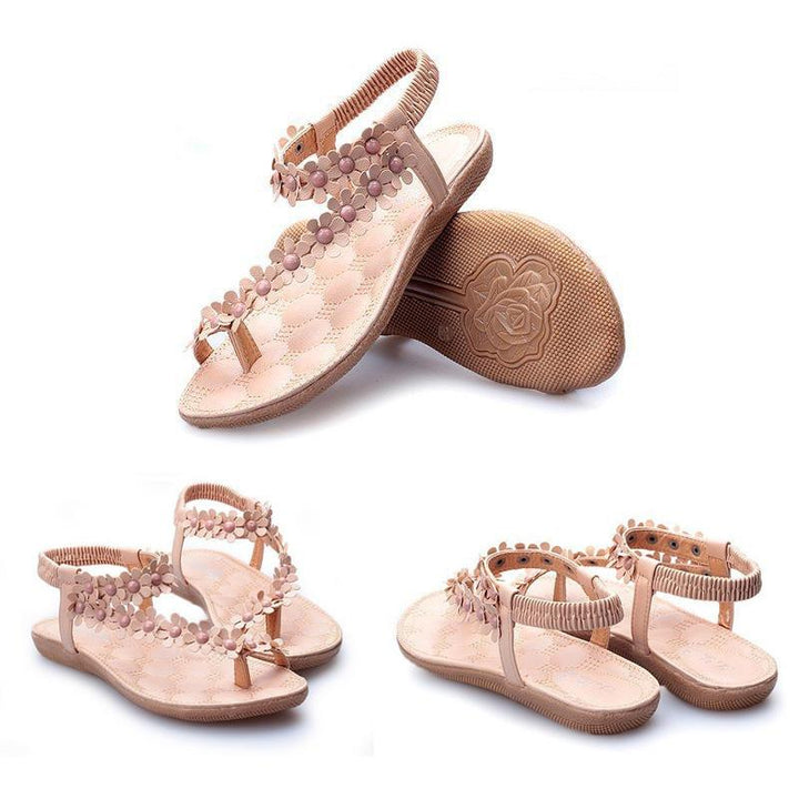 Skanto | Delikate blomstrete Sandaler for kvinner