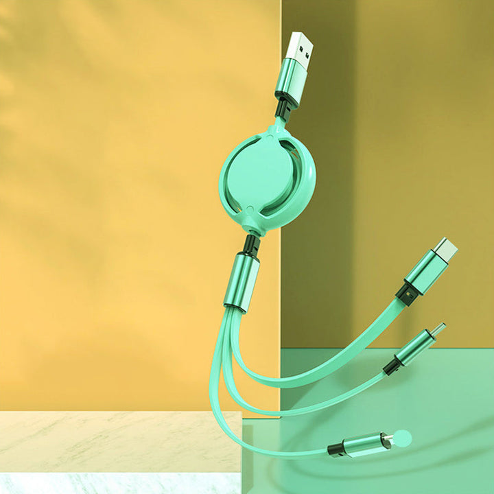 Skanto | 3 i 1 Mobil Lading Kabel Passer for iPhone