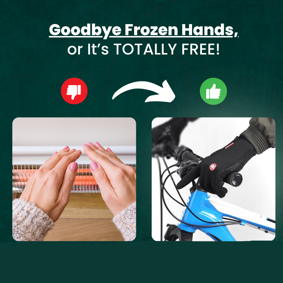 Norvo | Vanntette Hansker: Termiske Hansker med Berøringsskjerm | Sykling, Golf, Raynauds, og Vintersport