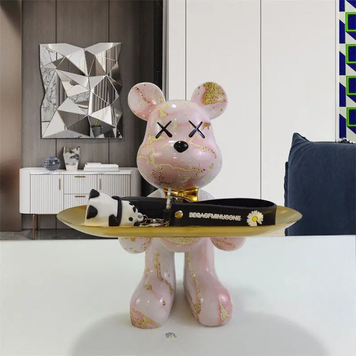 Skanto | Bjørnestatue med brett