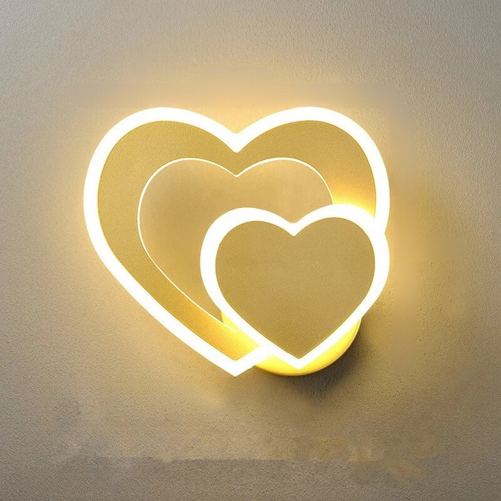 HeartGlow Vegglampe - Moderne LED Belysning Skanto