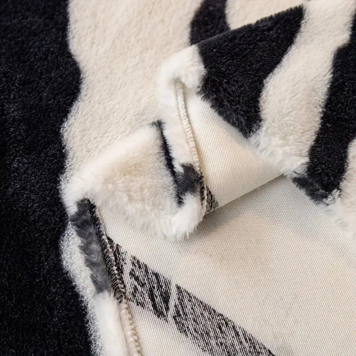 Skanto | Wild Stripes Zebra Fleece Sofa Cover