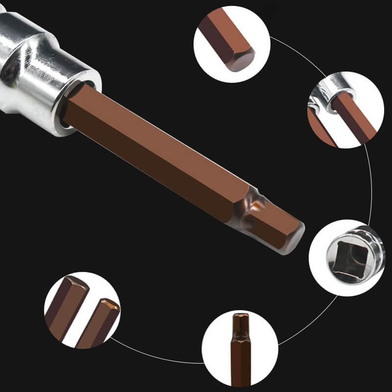 Skanto | Sekskant tolv-punkts skrutrekker socket hode