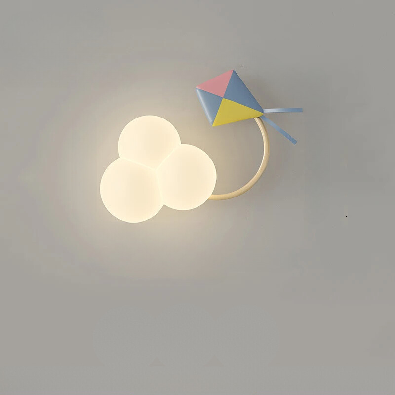 CartoonAirplane Lys – Lekfull Vegglampe for Barnerommet Skanto
