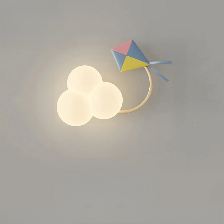 CartoonAirplane Lys – Lekfull Vegglampe for Barnerommet Skanto