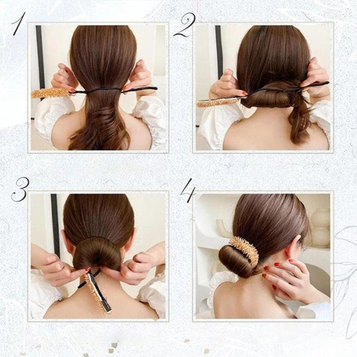Skanto | Rhinestone Easy Bun Maker