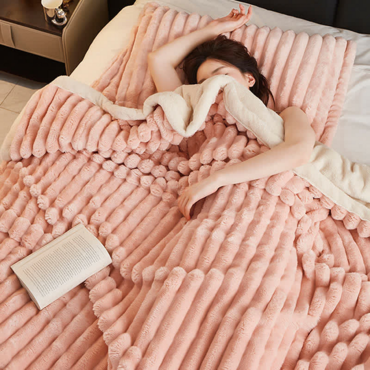 Skanto | Snuggly falsk pels fleece-teppe