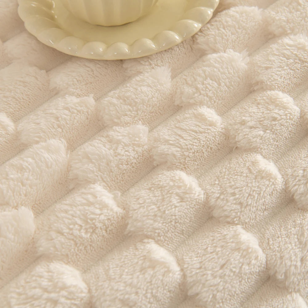 Skanto | Plysj Kanin Fusk Sofa Trekk