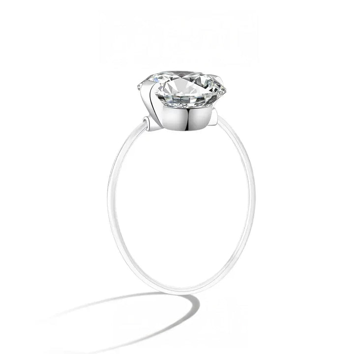Skanto | S925 1-2 Karat Moissanite Usynlig Bånd Ring