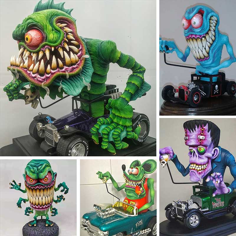 Sinne Stor Mun Monster Statuer | Skanto