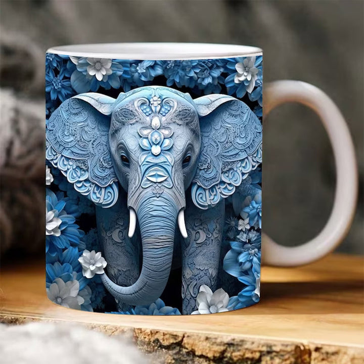 Skanto | 3D Elefant Blomsterkopp