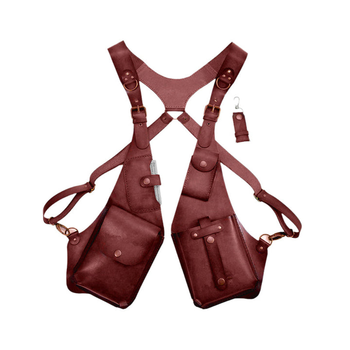 Skanto | Medieval Steampunk Retro Skulderveske med Skulderrem