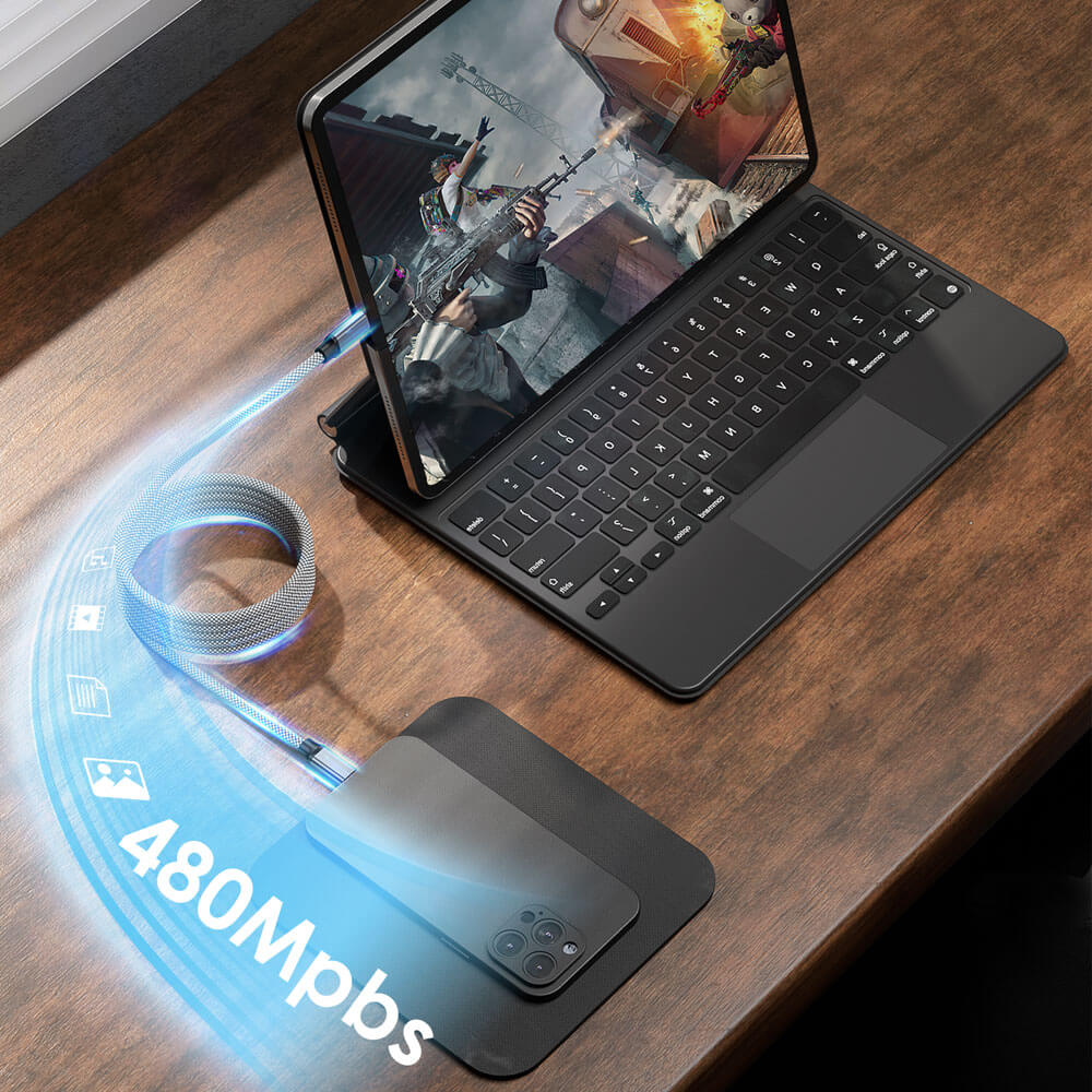 SnapConnect Kabel – Fleksibel Magnetisk Lade Kabel Skanto
