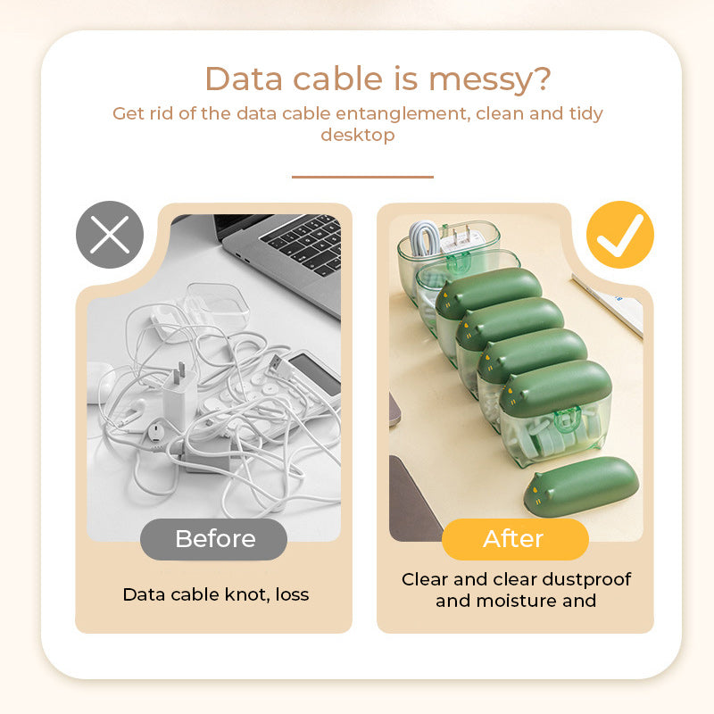 Cartoon Data Kabel Oppbevaringsboks | Skanto