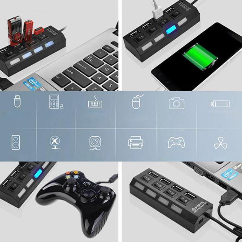 Skanto | Høyhastighets USB Hub med Flere Porter