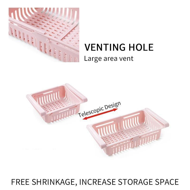 Skanto | Kitchen Storage Refrigerator Divider Storage Shelf