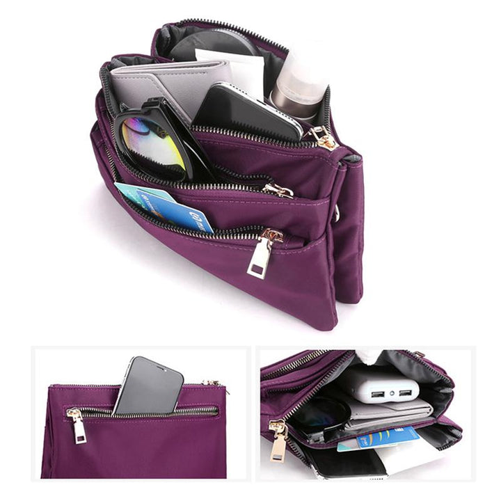 Skanto | Multilayer Nylon Crossbody Bag