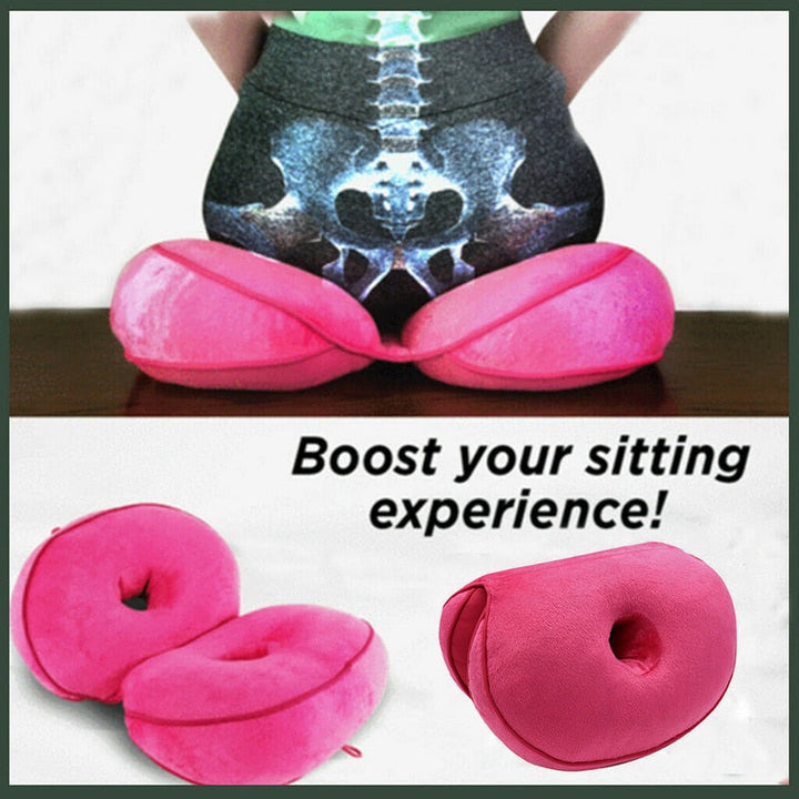 Skanto | OrthoSitz Pute | Ergonomisk & Trykkavlastning | Minne Skum | Avtakbart Trekk