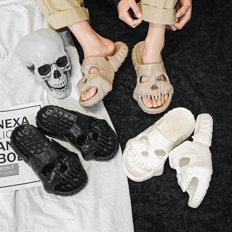 Skanto | Skull Design Enkelt Bånd Tøfler