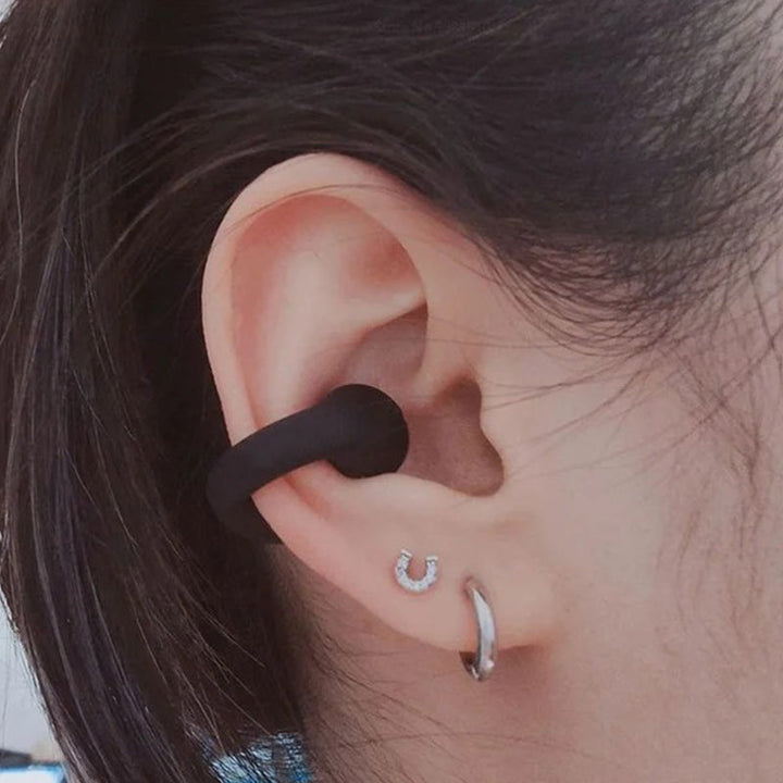 Bone conduction headphones with clip for the ear, wireless | Skanto