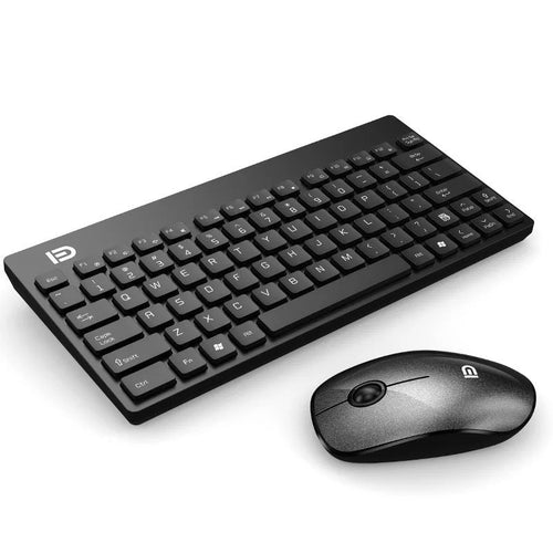 Skanto | 2.4GHz Ultrathin Bærbar Trådløs Tastatur og Mus Combo Med Multimedia Snarveier, Lang Batterilevetid & Ergonomisk Design