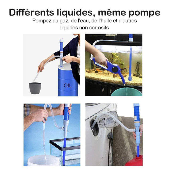 Pump Siphon for Liquid Transfer with Batteries | Skanto