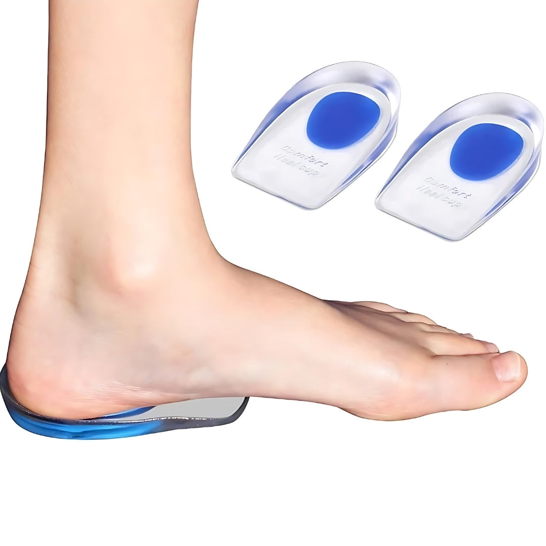 ComfortStep Plantar Heel Cups Gel Pads | Forbedret Demping - for Hæl Smerter Lindring og Fott Problemer Skanto