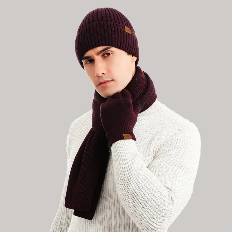 ArcticStyle – Trendy Vintersett med Lue og Vanter Skanto