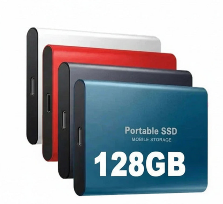 Skanto | Ekstern Bærbar SSD 128GB – Høy Overføringshastighet, USB-C