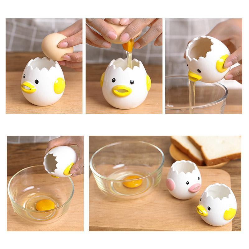 Cartoon Eggeplomme Hvit Separator | Skanto