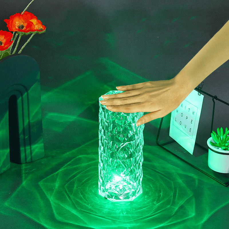 Skanto | Rose Rays Krystall Diamant Bordlampe