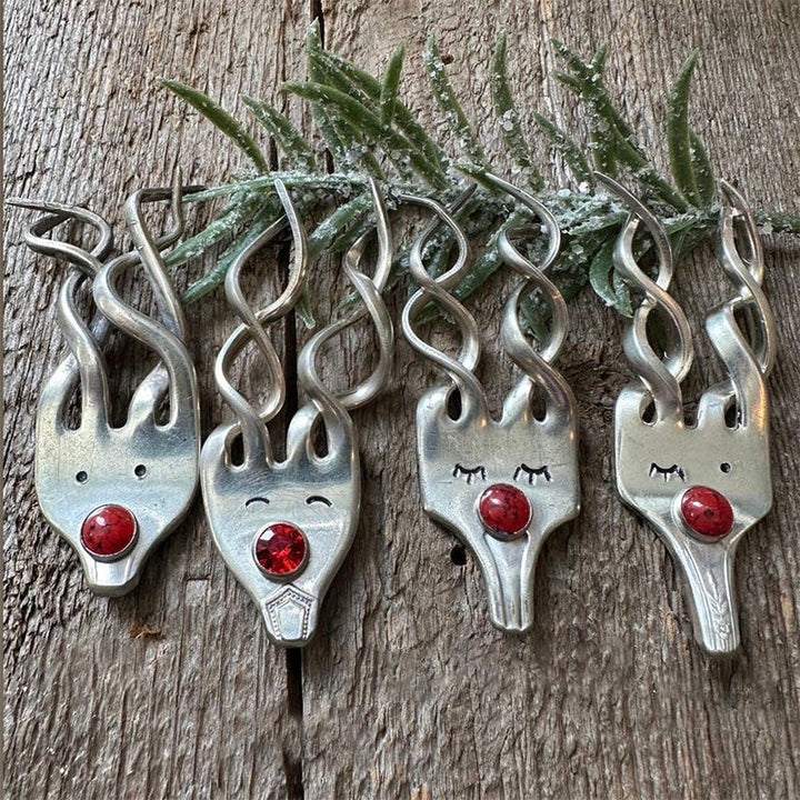 Morsom Gaffel Reinsdyr Ornament | Skanto