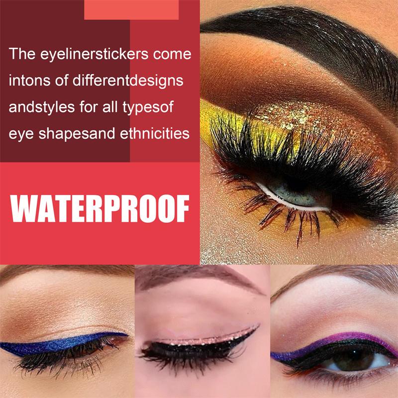 Skanto | Gjenbrukbar eyeliner og vippestickers (4 par)