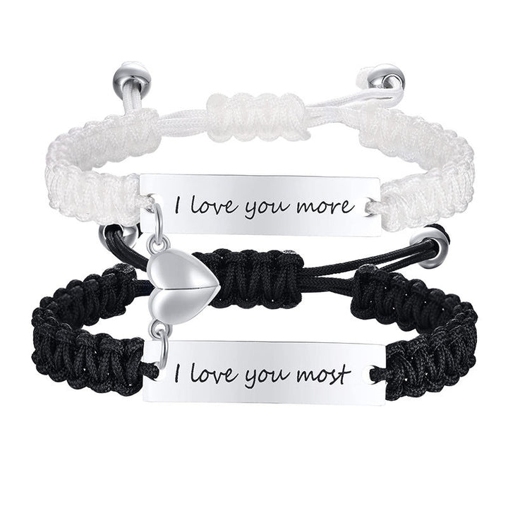 Skanto | Magnetiske Par Flettede Armbånd