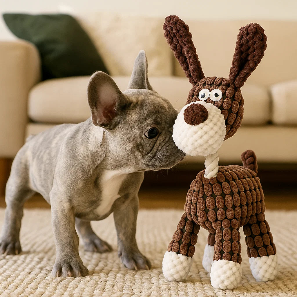 Skanto | Hundelek Plush Squeaky Chew Dyr