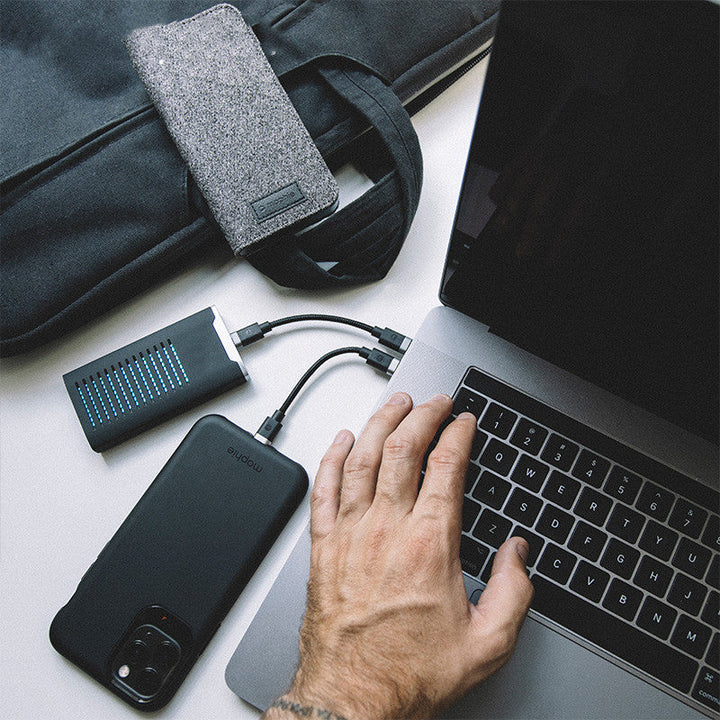 Skanto | 18W Type-C til Lightning til USB-A Sett