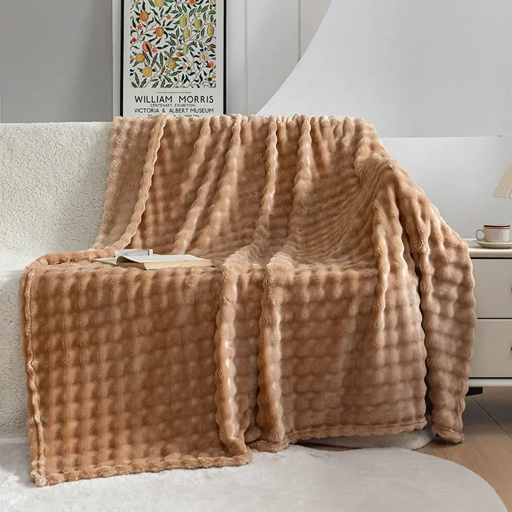 Skanto | Ekstra myk flanellteppe - PlushBubble
